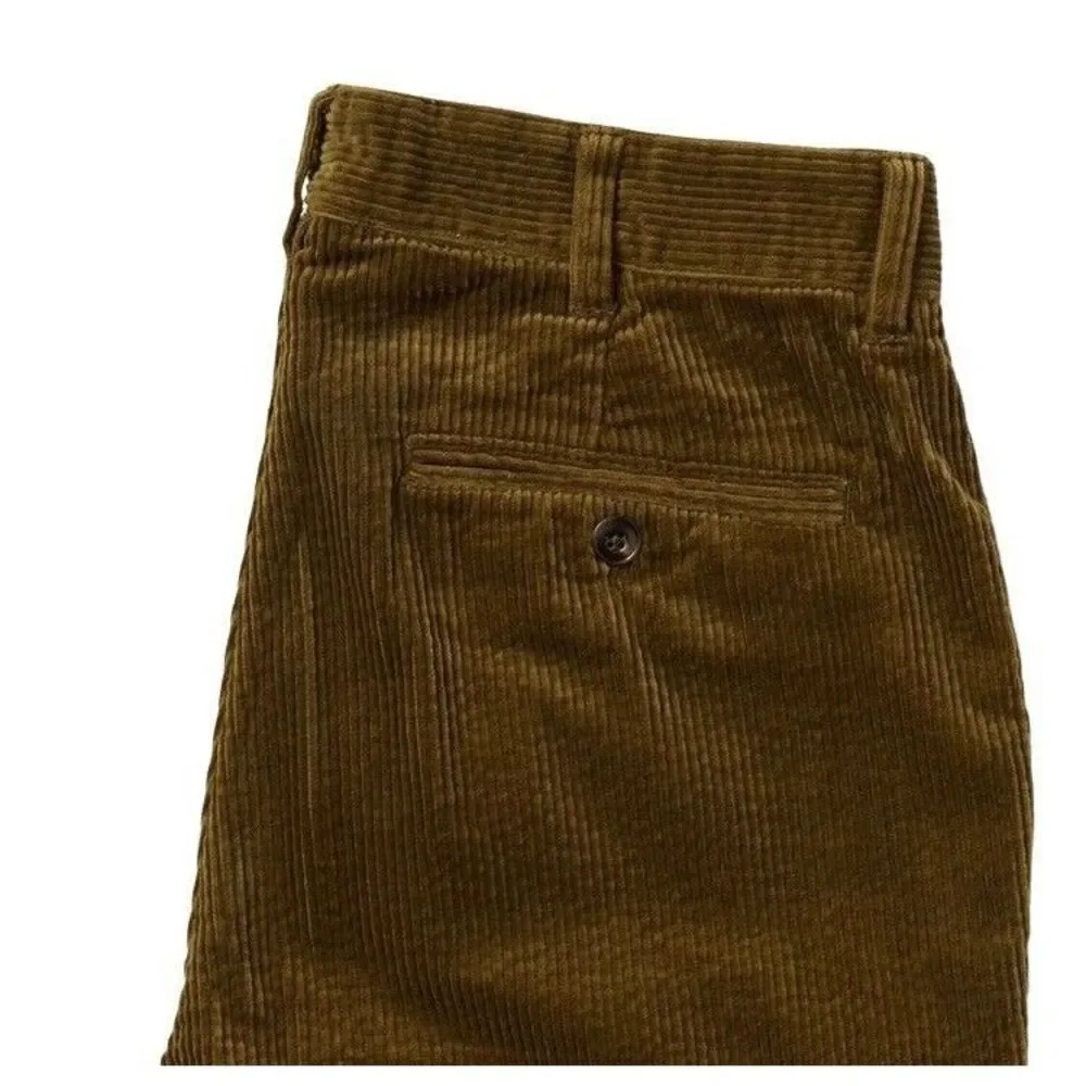 Taylor Stitch Democratic‎ Foundation Pant Olive Cord Green Corduroy Men’s